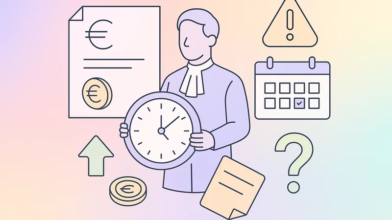 Combien de temps un huissier peut-il vraiment réclamer une dette en 2025 ?